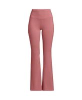 Lands' End Women's Active Hi Impact High Rise Slim Flare Pants