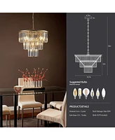 Streamdale Furniture Gold Luxury Crystal Chandelier Modern Chandeliers Lights