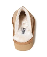 Minnetonka Women's Stefanie Suede Scuff Slippers