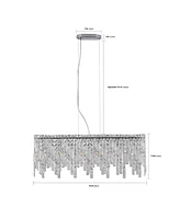 Elegant Oval Crystal Chandelier for Modern Homes