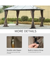 Streamdale Furniture 10' x 12' Universal Gazebo Sidewalls with Hardware