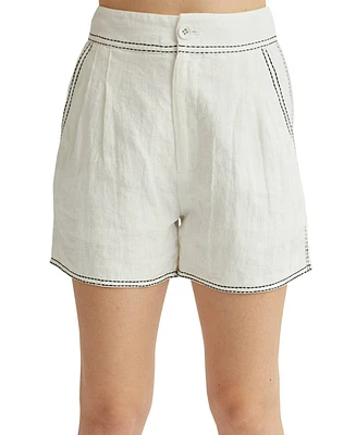 Crescent Women's Angela Contrast Stitch Shorts