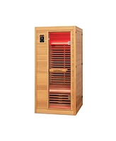 Skonyon New Model Single Person Far Infrared Wooden Sauna for Home