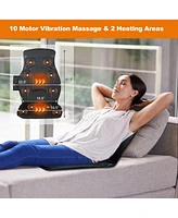 Skonyon Foldable Full Body Massage Mat with 10 Vibration Motors