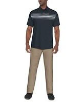 Pga Tour Men's Performance Stripe Polo Shirt