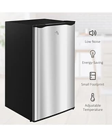3.2 Cu.Ft. Mini Fridge with Freezer, Adjustable Thermostat