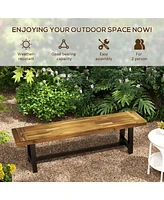 Streamdale Furniture Acacia Wood Garden Bench for Patio and Deck