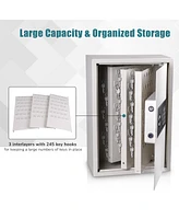 Yescom 245 Key Storage Cabinet Safe Digital Keyless Lock Box Organizer Rack Security