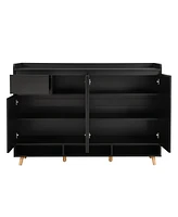 Streamdale Furniture Sleek Minimalist Shoe Cabinet with Adjustable Shelves