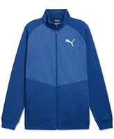 Puma Men's Contrast Fleece Logo Jacket