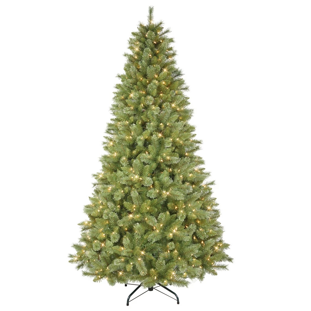 Puleo 7.5-ft. Canterbury Fir Tree with 500 Clear Lights & Stand