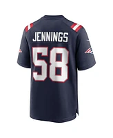 Nike Men's Anfernee Jennings Navy New England Patriots Team Game Jersey