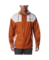 Columbia Men's Texas Orange Longhorns Flash Challenger Omni-Shade Full-Zip Hoodie Windbreaker