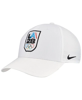 Nike Men's White LA28 Club Ripstop Performance Adjustable Hat