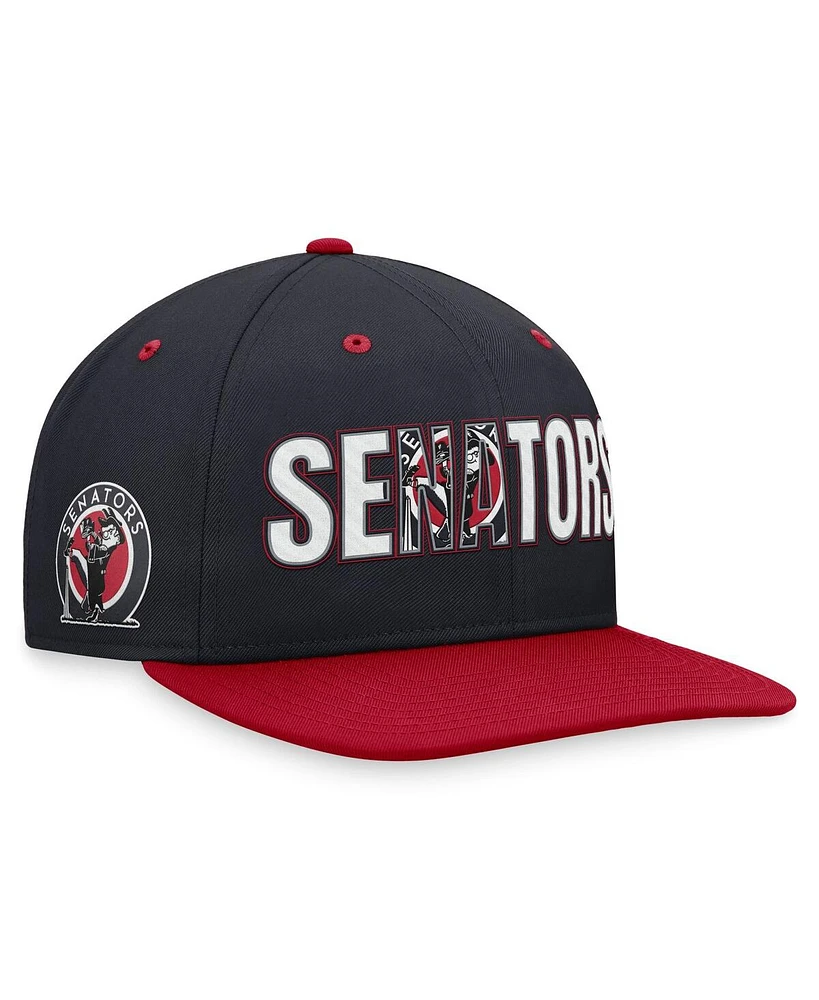 Nike Men's Navy Washington Senators Cooperstown Collection Pro Snapback Hat