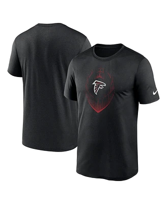 Nike Men's Black Atlanta Falcons Primetime Legend Icon Performance T-Shirt