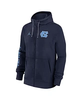 Jordan Men's Navy North Carolina Tar Heels 2024 Sideline Full-Zip Hoodie