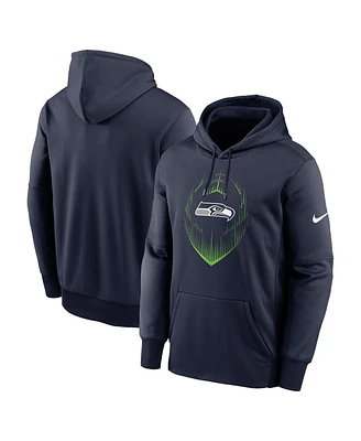 Nike Men's College Navy Seattle Seahawks Icon Performance Pullover Hoodie