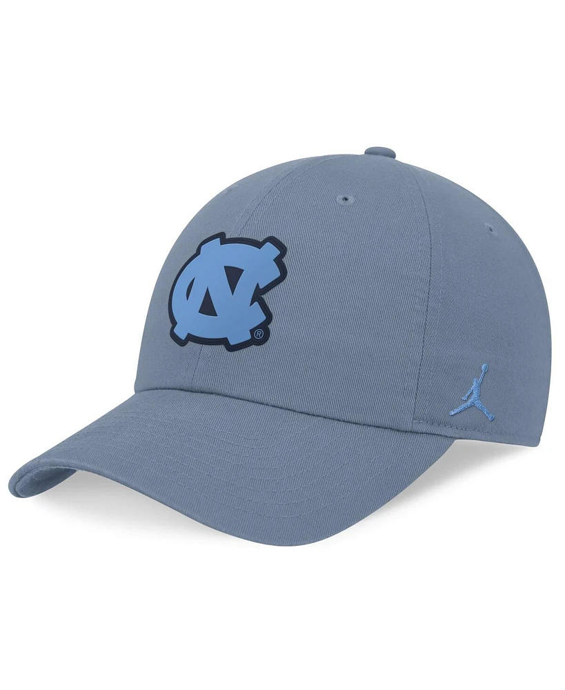 Jordan Men's Blue North Carolina Tar Heels 2024/25 Sideline Faded Club Performance Adjustable Hat