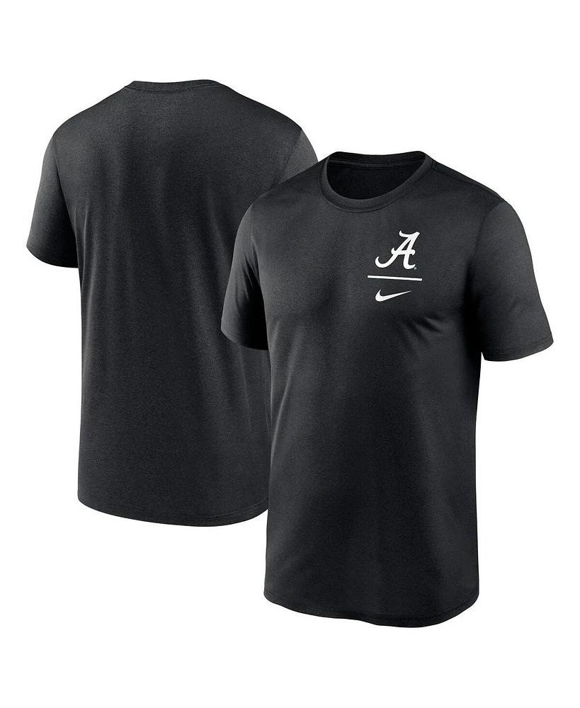 Nike Men's Black Alabama Crimson Tide Primary Logo Legend Performance T-Shirt