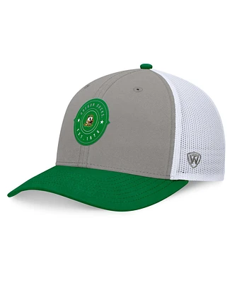 Top of the World Men's Gray/Green Oregon Ducks Rob Trucker Adjustable Hat