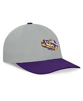 Top of the World Men's Gray/Purple Lsu Tigers Mick Flex Hat