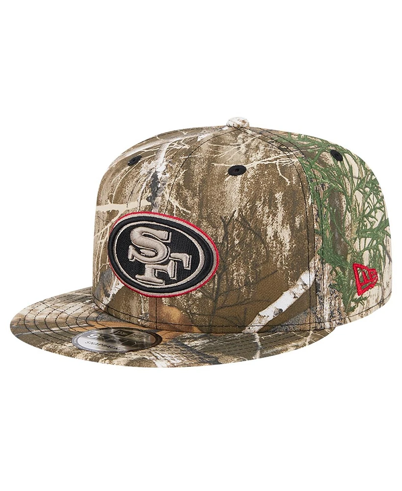 New Era Men's Realtree Camo San Francisco 49ers Active 9FIFTY Snapback Hat