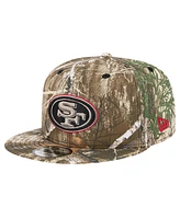 New Era Men's Realtree Camo San Francisco 49ers Active 9FIFTY Snapback Hat