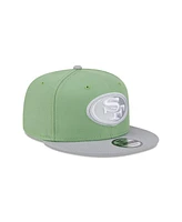 New Era Men's Green/Gray San Francisco 49ers Two-Tone Color Pack 9FIFTY Snapback Hat