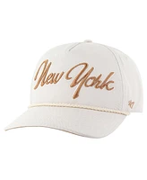 '47 Brand Men's Cream New York Yankees Neutral Overhand Hitch Adjustable Hat