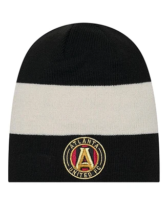 New Era Men's Black Atlanta United Fc 2024 Kick Off Collection Knit Beanie