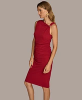 Donna Karan New York Women's Asymmetric Sleeveless Dress