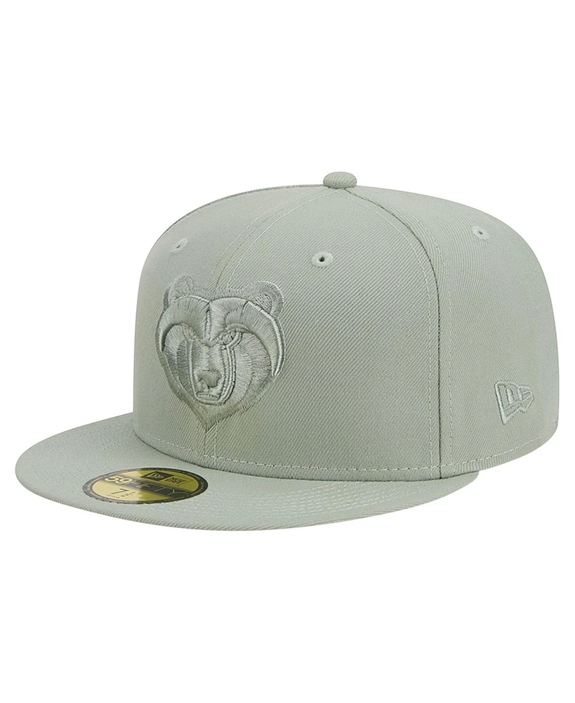 New Era Men's Light Green Memphis Grizzlies Sage Color Pack 59FIFTY Fitted Hat