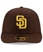 New Era Men's Brown San Diego Padres National Baseball Hall of Fame Low Profile 59FIFTY Fitted Hat