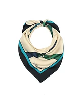 Coach Women's Trompe L'Oeil Belt Print Silk Square Scarf