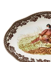 Spode Woodland Pheasant Pickle Dish, Set of 2