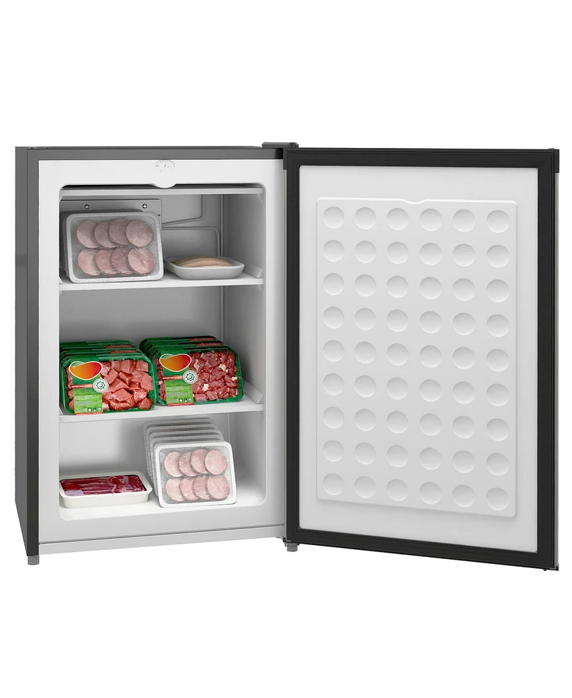 Simplie Fun Upright 3.0 Cu.Ft. Mini Freezer with Reversible Door