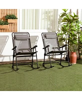 Rocking Chair Set for Patio and Yard