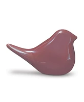 Slickblue Porcelain Bird Figurine - Plum Brown (Set of 2)