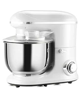 Simplie Fun 600W Electric Stand Mixer with 6+1 Speed and 6 Qt Mixing Bowl