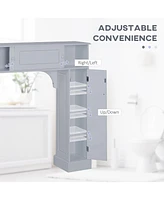 Streamdale Furniture Over the Toilet Storage Cabinet w/ Adjustable Shelves, Toilet Rack