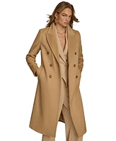 Donna Karan New York Women's Double-Breasted Reefer Coat