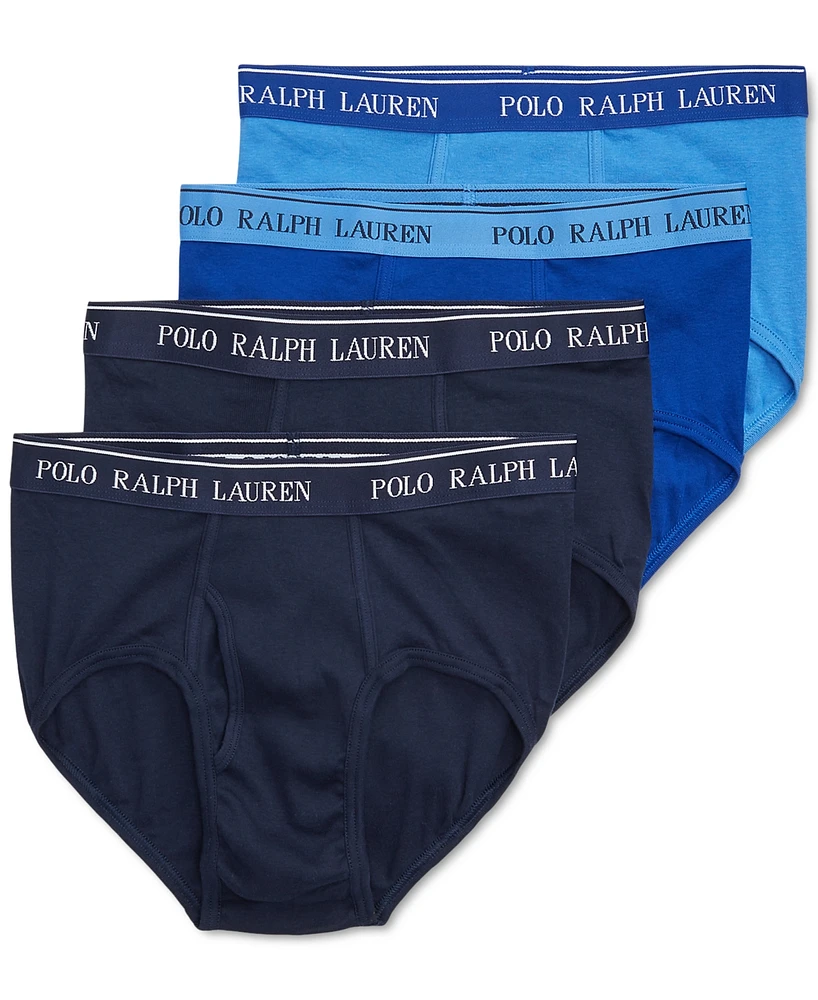 Polo Ralph Lauren Men's 4-Pack Classic-Fit Mid-Rise Briefs