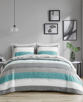 Madison Park Essentials Jaxon Wide Stripe -Pc. Comforter Set