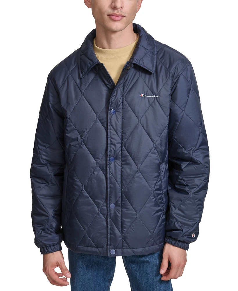 Champion Men's Diamond Quilted Coaches Jacket
