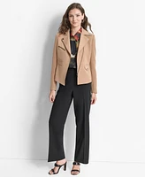 Dkny Women's Asymmetrical-Front Moto Jacket