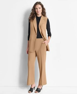 Dkny Womens Sleeveless Blazer Ruched Top Trousers