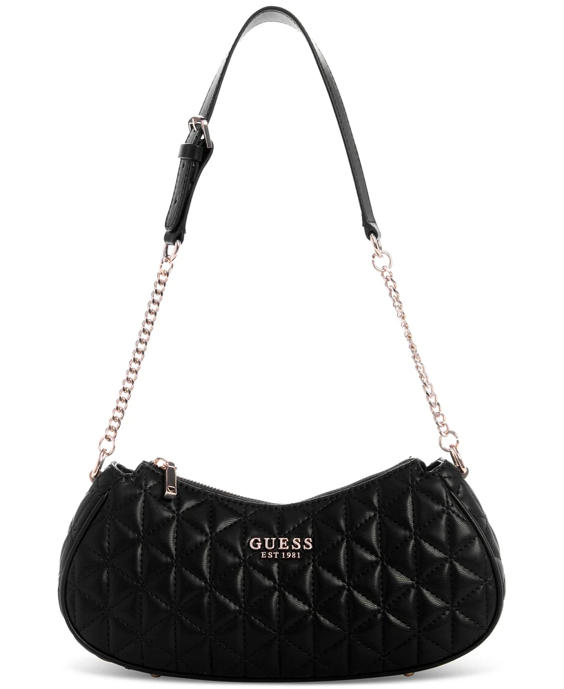 Guess Kori Top Zip Quilted Shoulder Bag