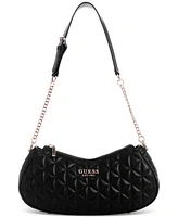 Guess Kori Top Zip Medium Quilted Shoulder Bag