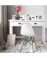 Skonyon Home Office Writing Desk with 4 Drawer Computer Study Table